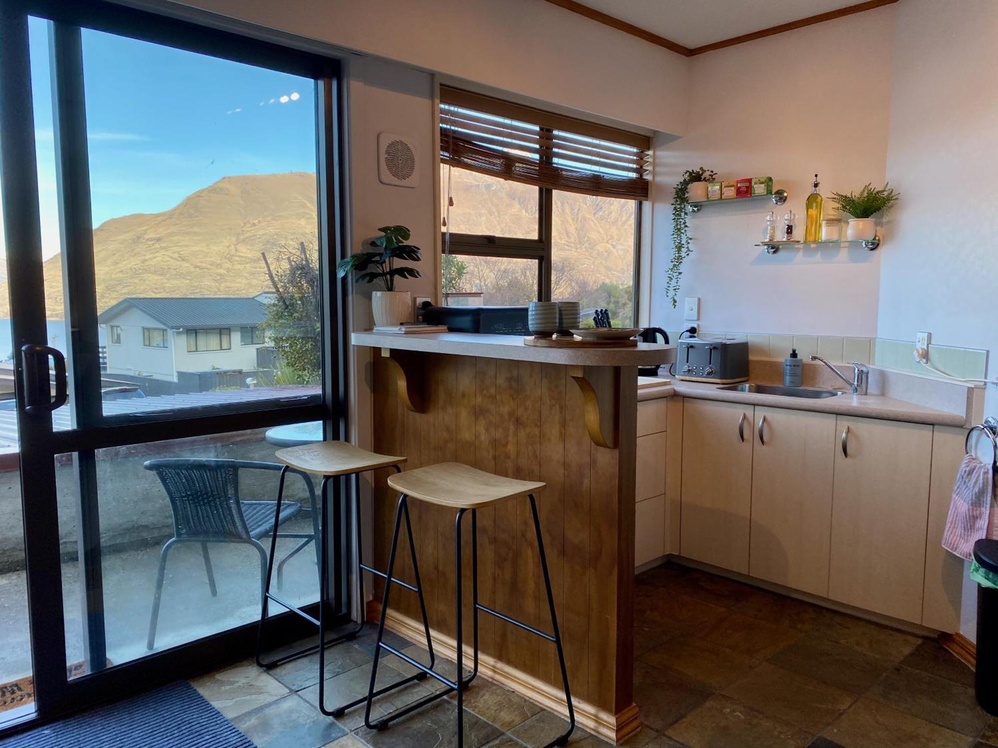 Comfortable Mountain View Studio Queenstown Eksteriør billede