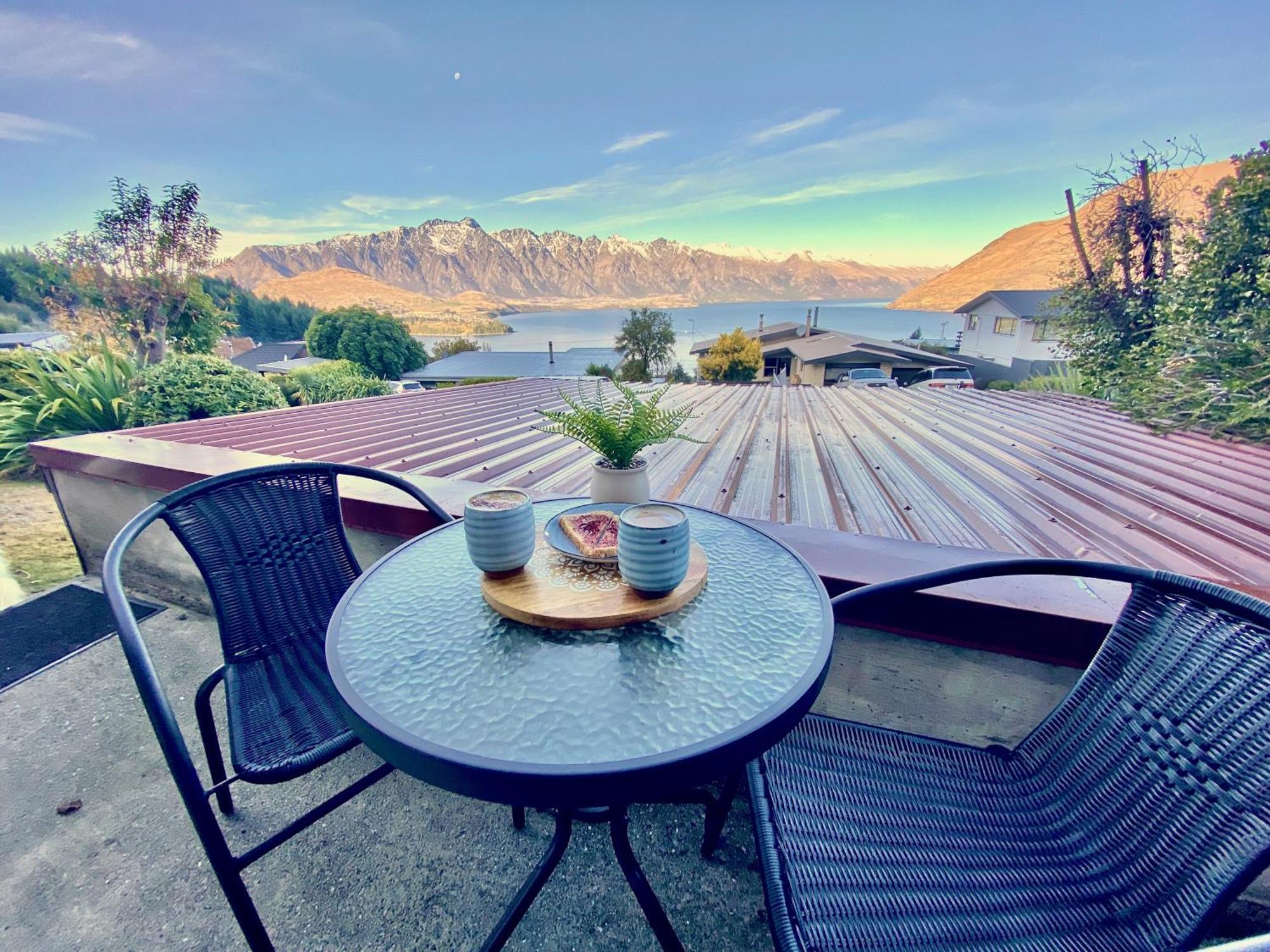 Comfortable Mountain View Studio Queenstown Eksteriør billede